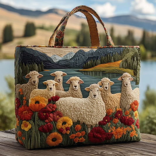 Bolsa Artesanal | Ovejas junto al Lago