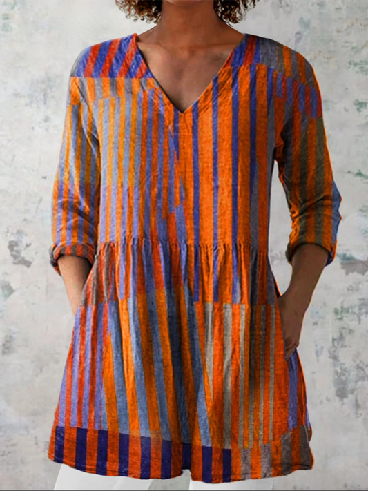 Natalia | Blusa Larga con Escote en V