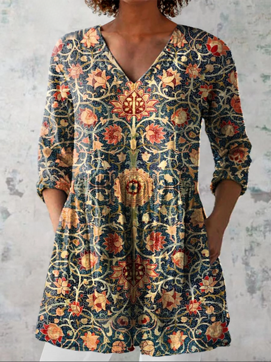 Mariana | Blusa Larga con Escote en V