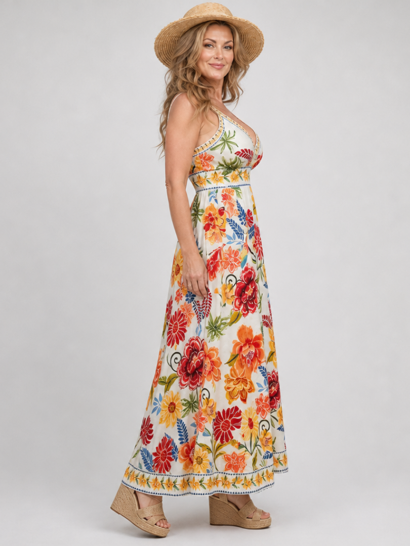 Marisol Vestido de maternidad con estampado floral
