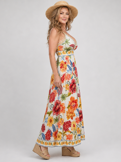 Marisol Vestido de maternidad con estampado floral