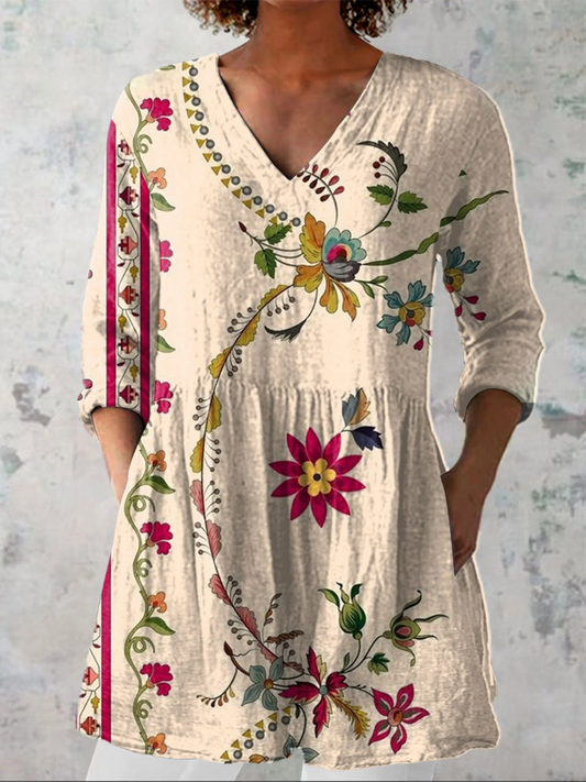 Fernanda | Blusa Larga con Escote en V