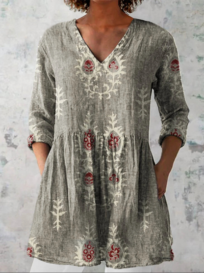 Danna | Blusa Larga con Escote en V