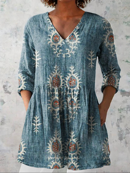 Danna | Blusa Larga con Escote en V