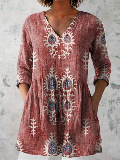 Danna | Blusa Larga con Escote en V