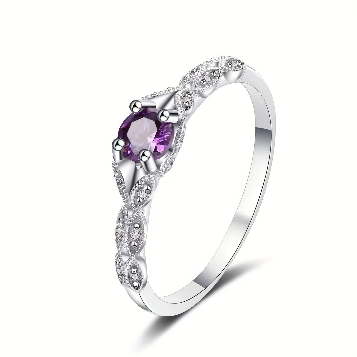 Anillo Brigitte con Amatista
