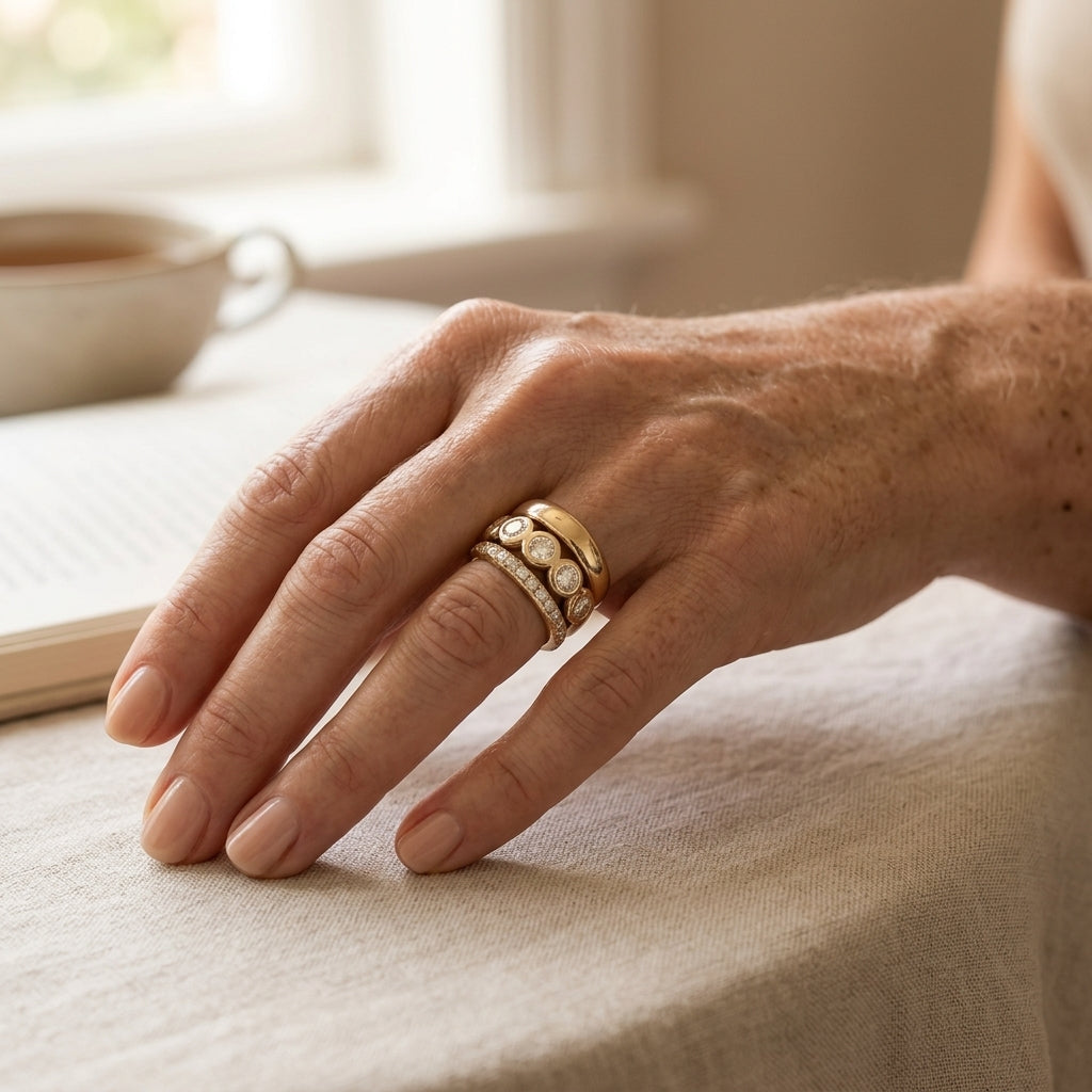Anillo Brillo Eterno – Colección Aura