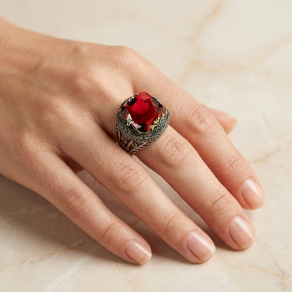 Anillo Clara en oro mezclado
