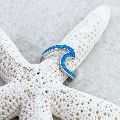 Anillo Mar en Ópalo y Plata