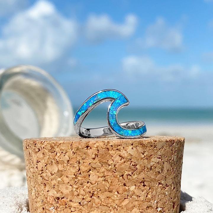 Anillo Mar en Ópalo y Plata