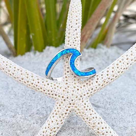 Anillo Mar en Ópalo y Plata