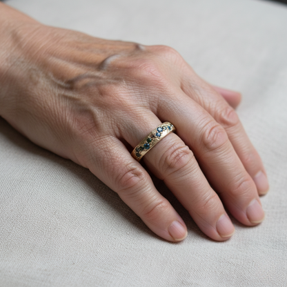 Anillo Multicolor Vintage en Oro