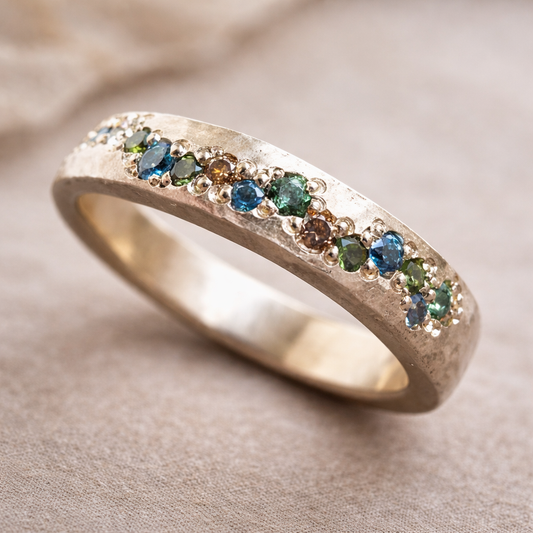 Anillo Multicolor Vintage en Oro
