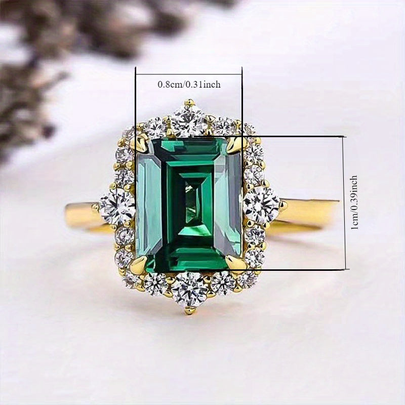 Anillo de Ágata Reina Esmeralda