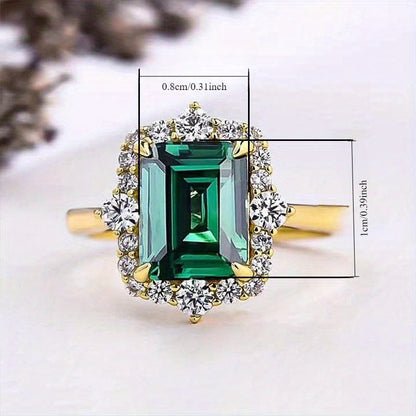 Anillo de Ágata Reina Esmeralda