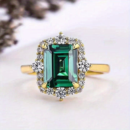 Anillo de Ágata Reina Esmeralda