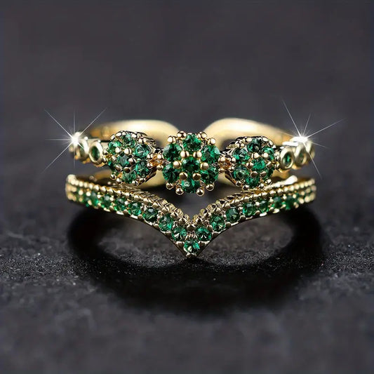Anillo de boda Esmeralda