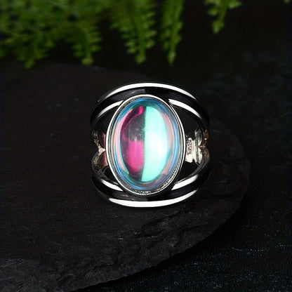 Anillo mágico de piedra lunar