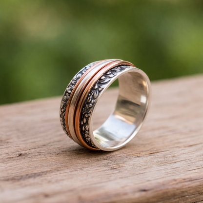 Anillo retro clásico