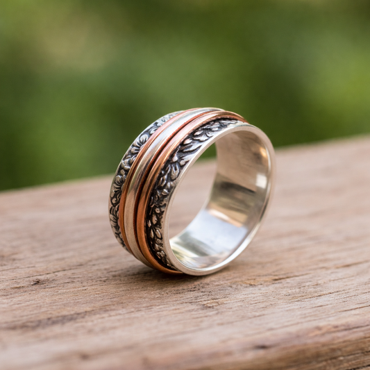 Anillo retro clásico
