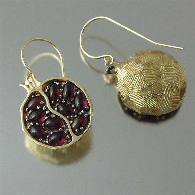 Aretes Granada Boho en Oro