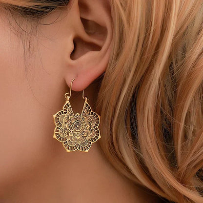 Aretes Mandala Lotus