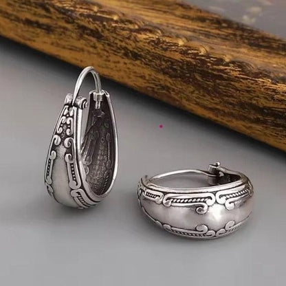 Aretes Mandala Vintage de Plata