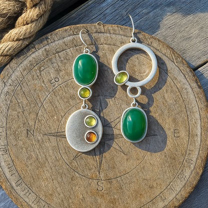 Aretes Sabrina de plata