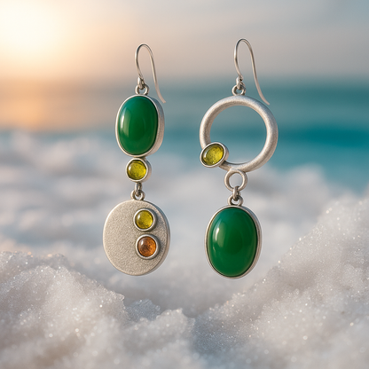 Aretes Sabrina de plata