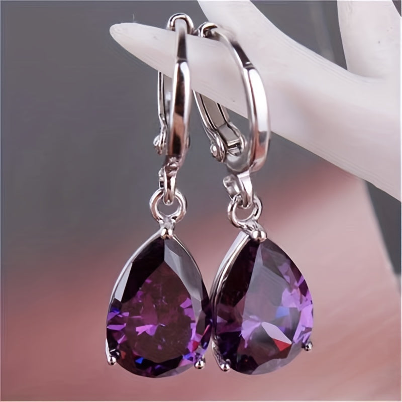 Aretes Tania Amatista
