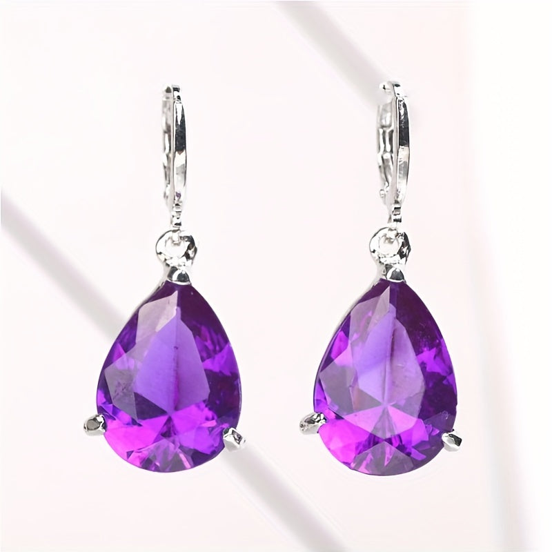 Aretes Tania Amatista