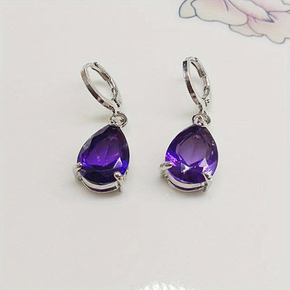 Aretes Tania Amatista