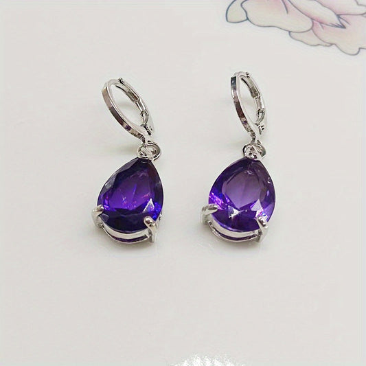 Aretes Tania Amatista