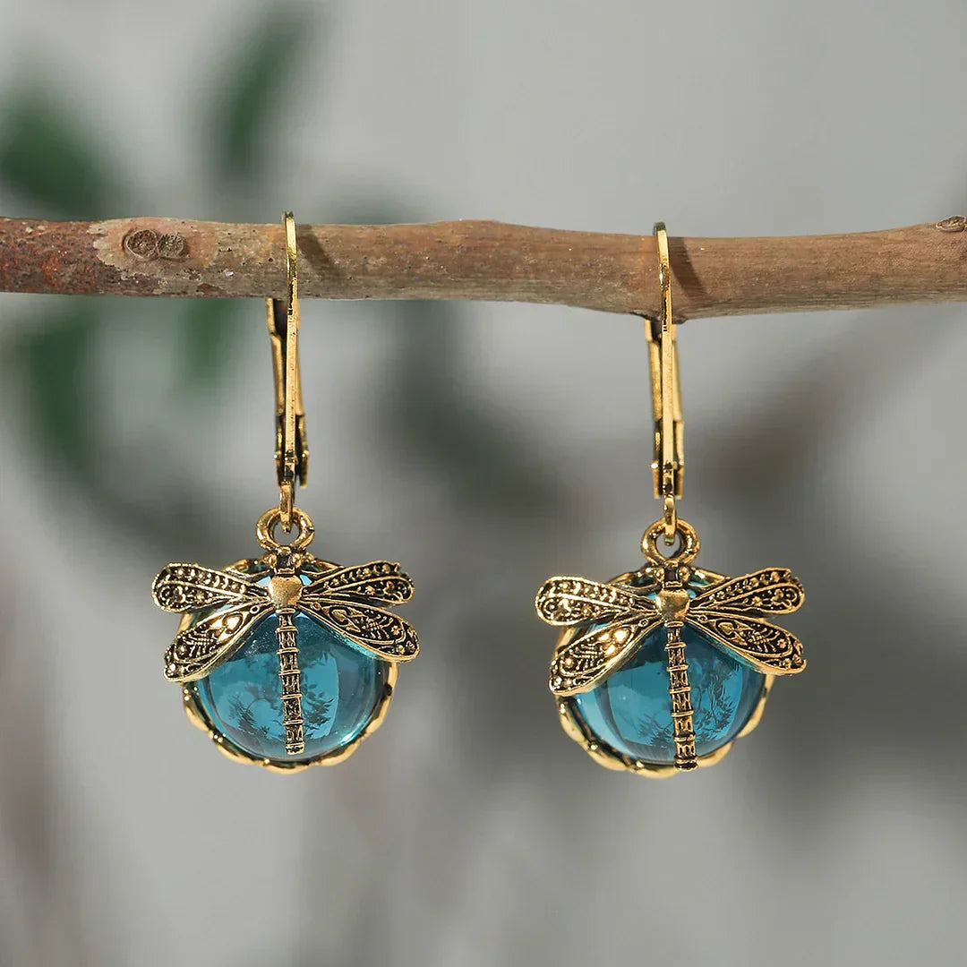 Aretes circulares de plata antigua