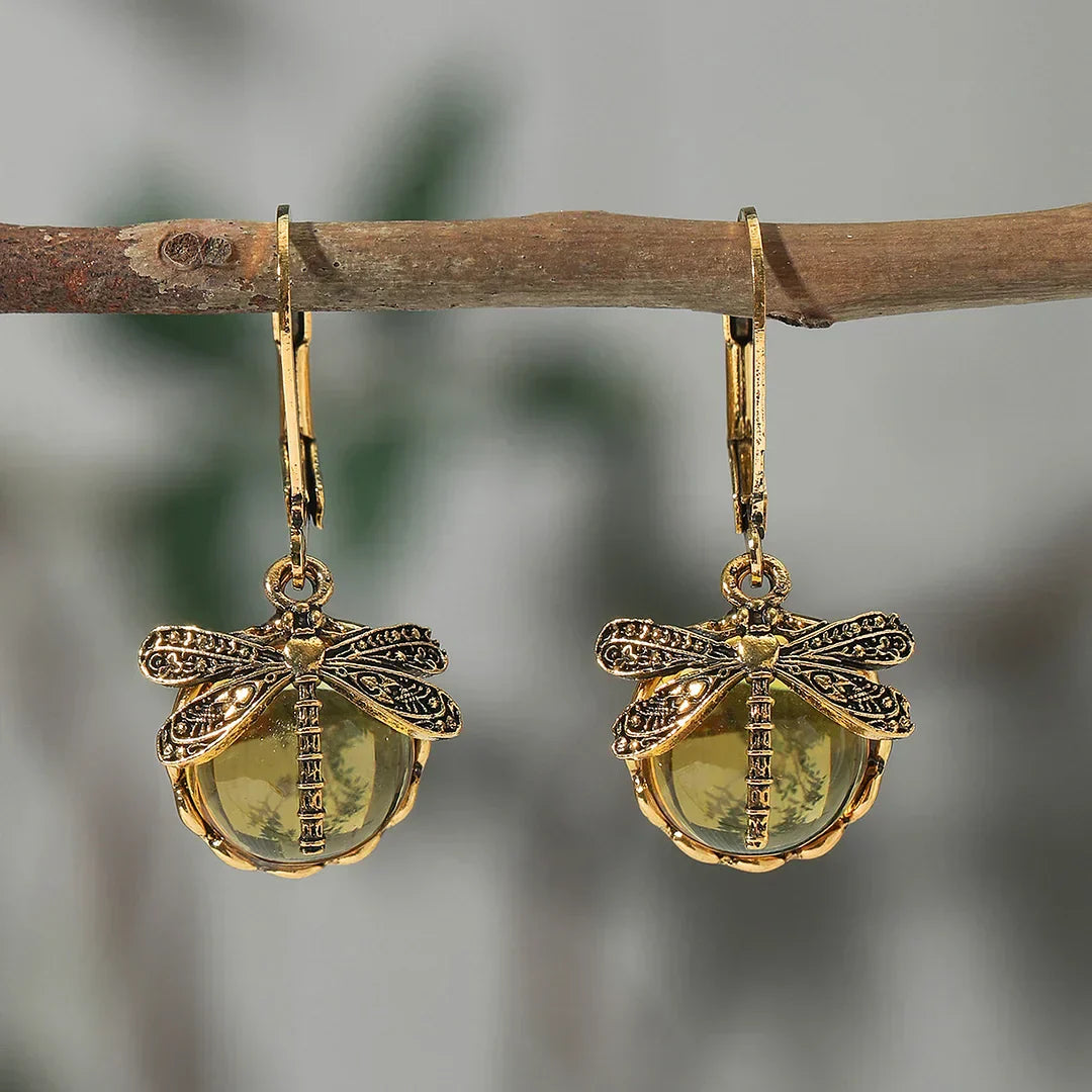 Aretes circulares de plata antigua