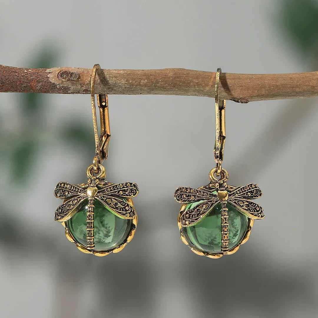Aretes circulares de plata antigua