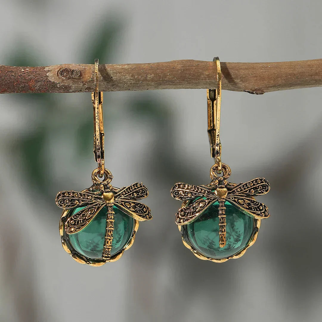 Aretes circulares de plata antigua