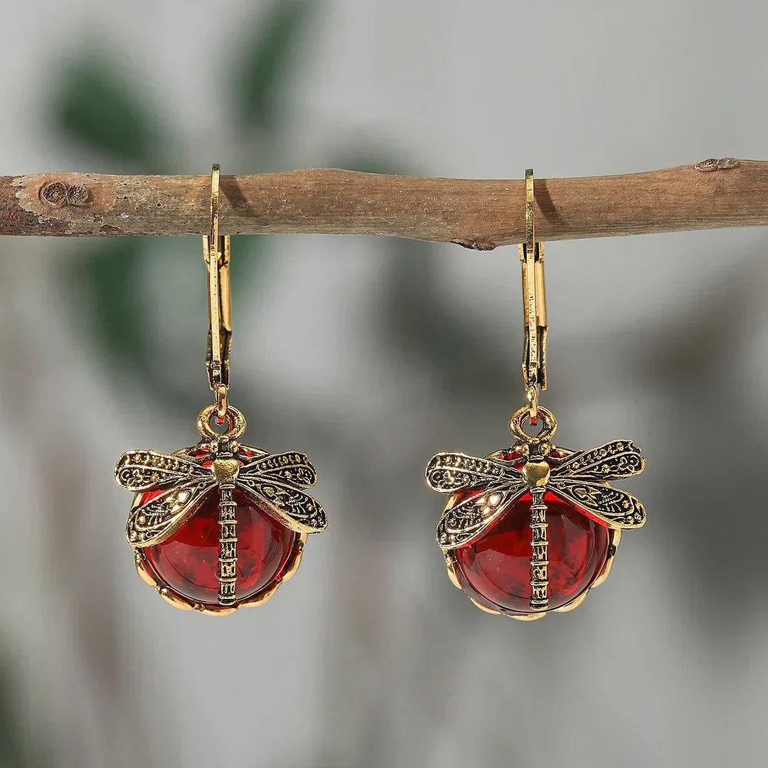 Aretes circulares de plata antigua