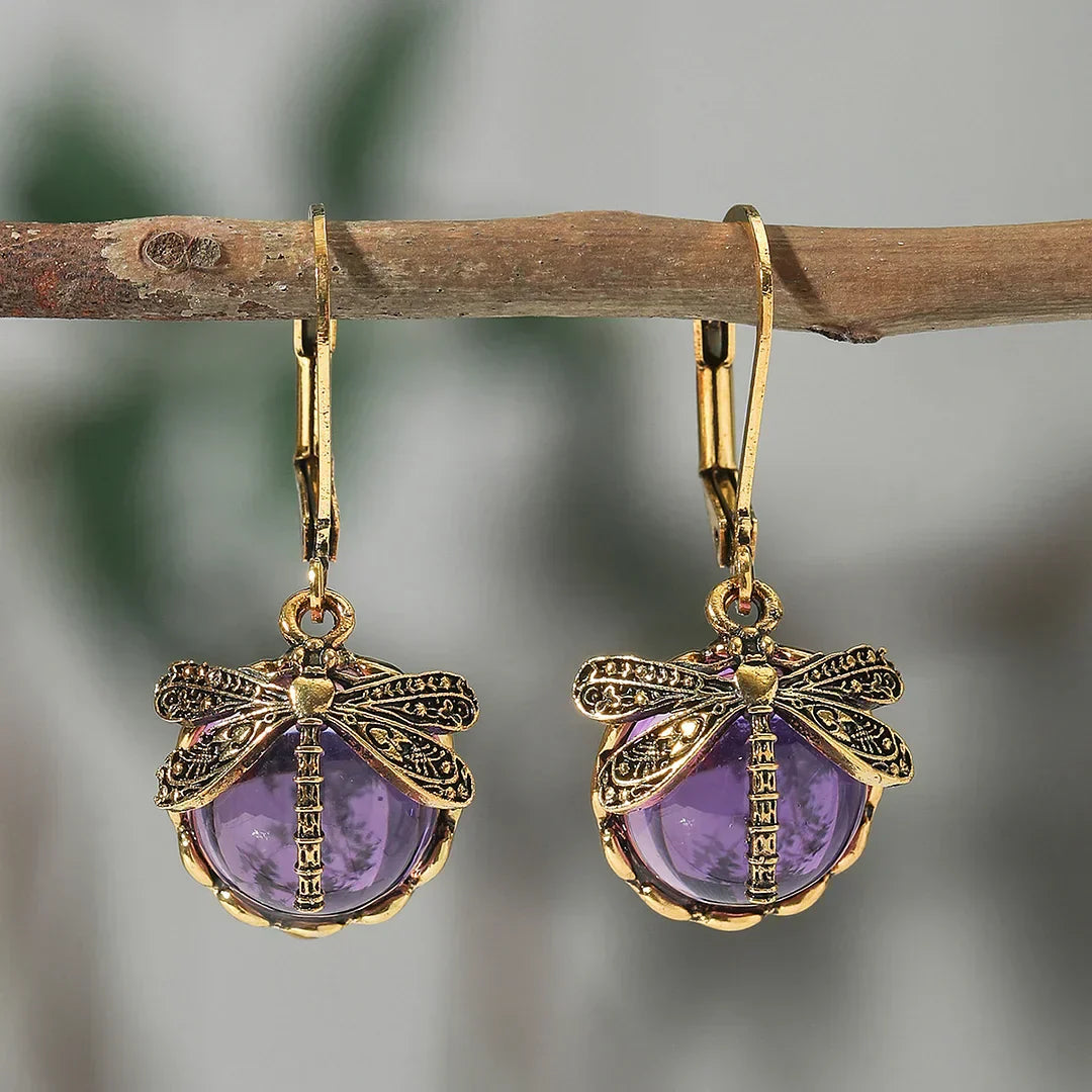 Aretes circulares de plata antigua