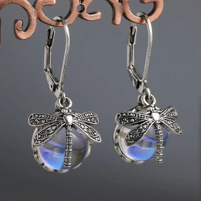 Aretes circulares de plata antigua