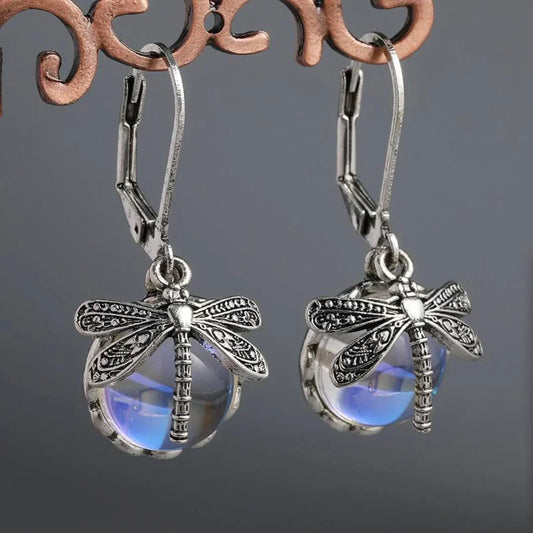 Aretes circulares de plata antigua