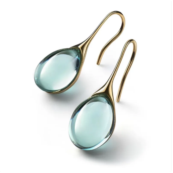 Aretes con Ópalo Integrado