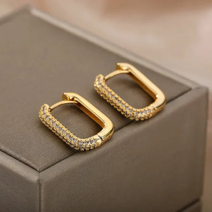 Aretes cuadrados y redondos « Valeria »