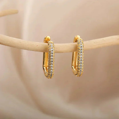 Aretes cuadrados y redondos « Valeria »