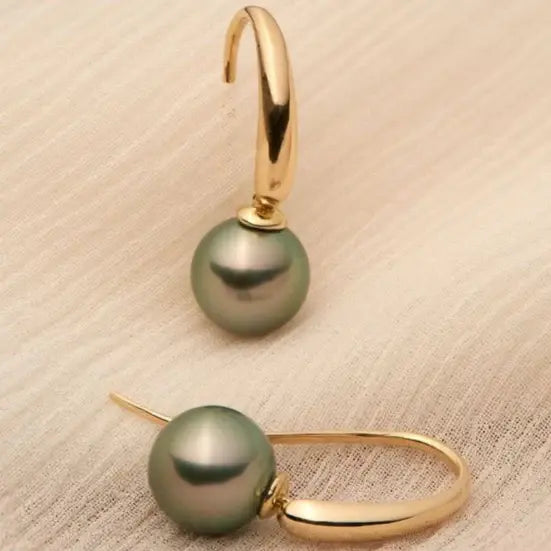 Aretes de perlas Olivas