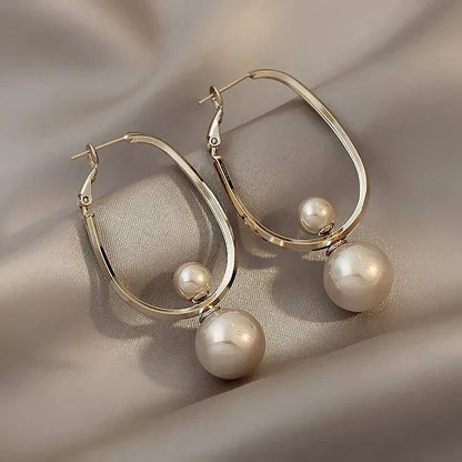 Aretes fascinantes con perlas