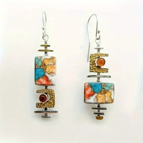 Aretes retro antiguos