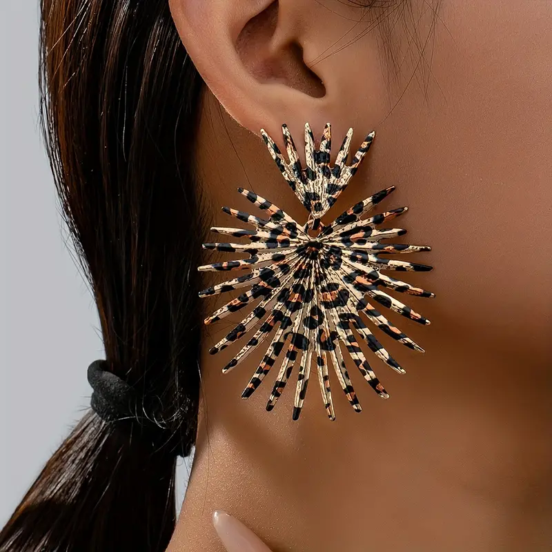 Aretes vintage con espinas