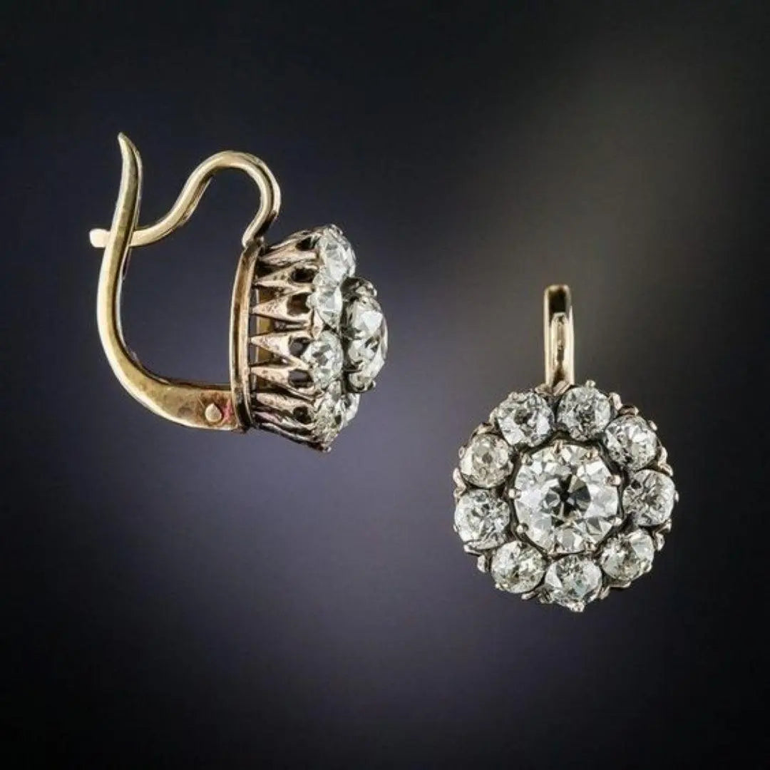 Aretes vintage de oro