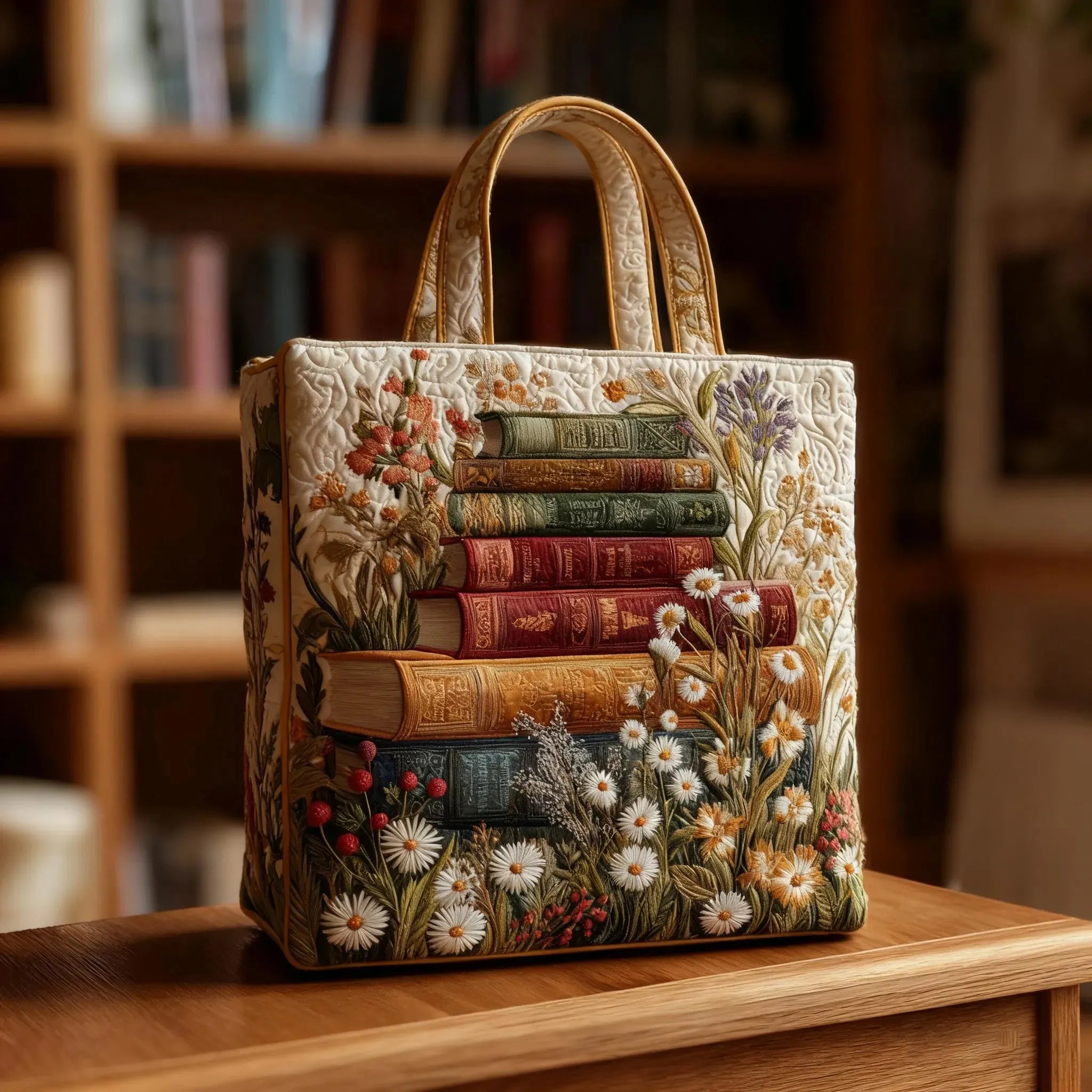 Bolsa Artesanal | Patrón Floral Elegante